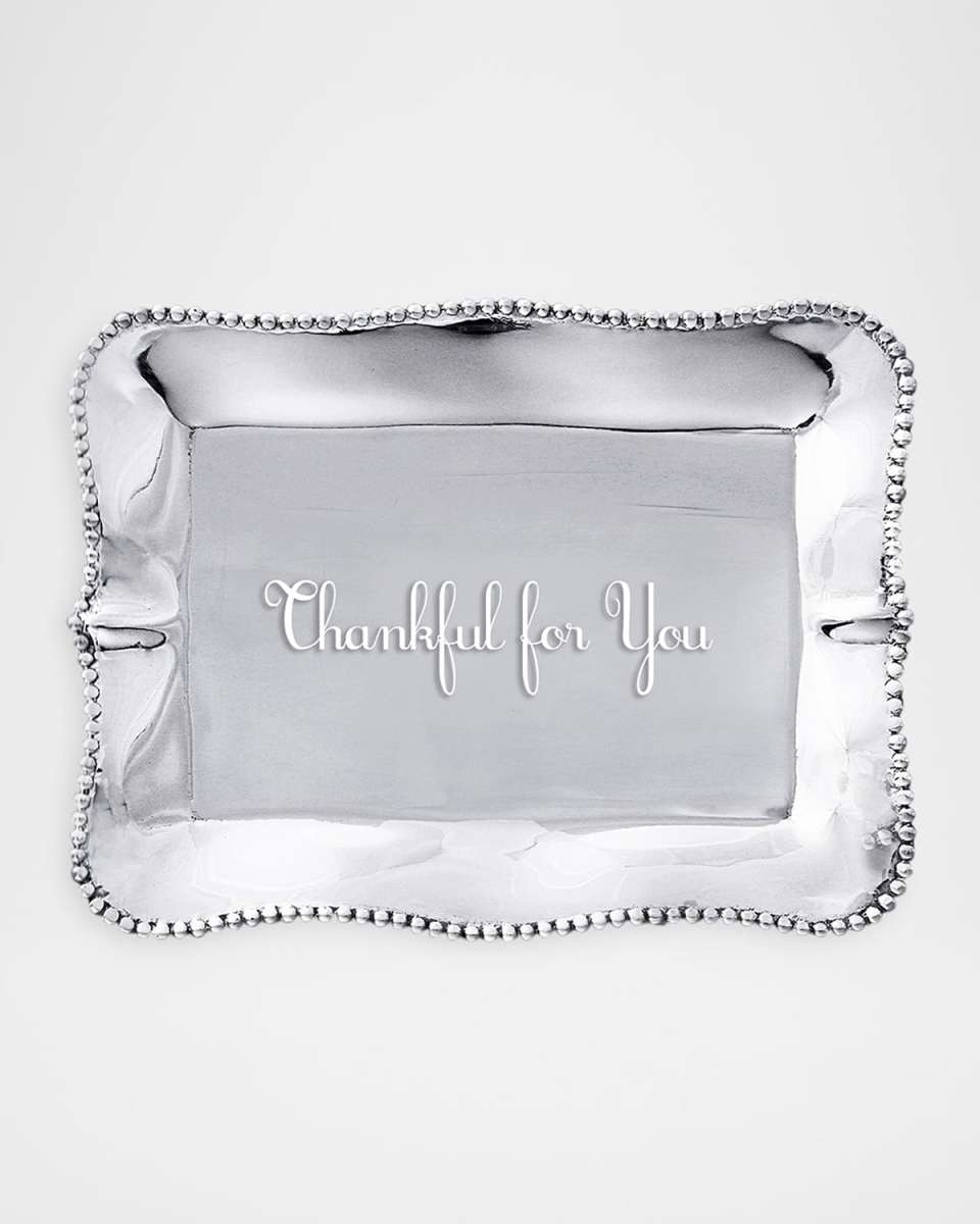 Giftables Pearly Denisse Rectangular Engraved Tray